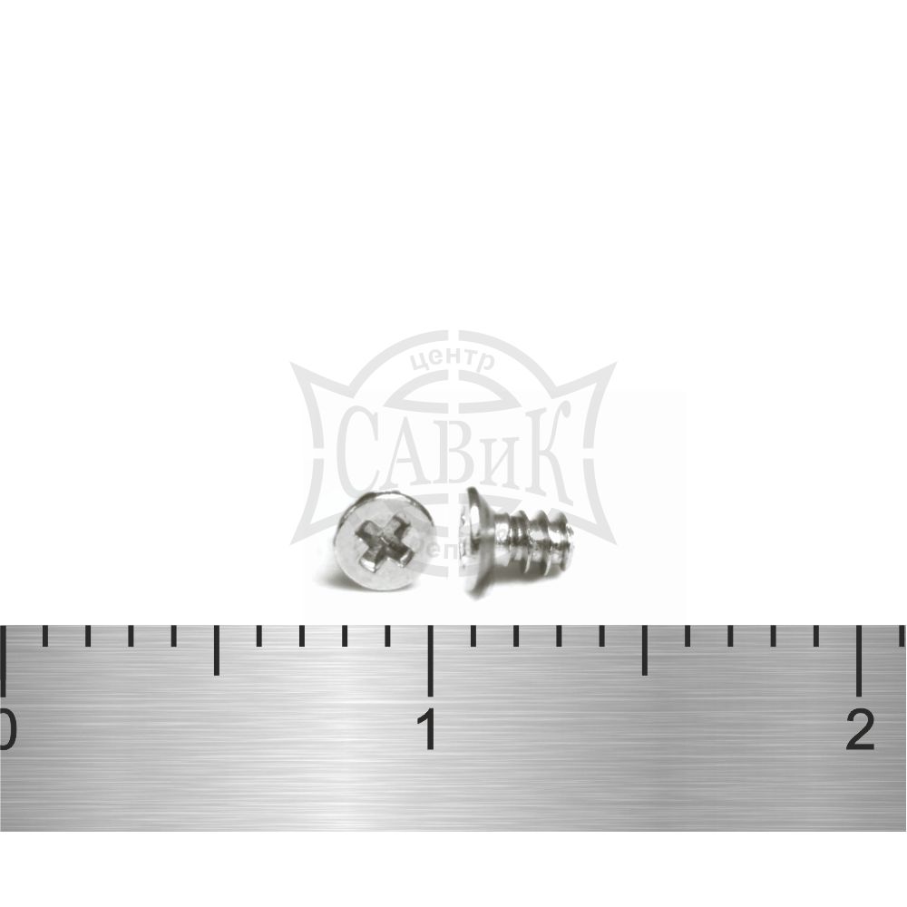 Фото Шуруп GB 846 HC потай Zn микро тупой 1,7х5