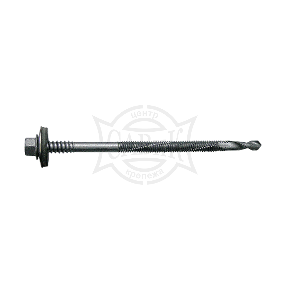 Фото В/А Саморез для сендвич-панелей HSP14-R-S19 6,3х130 покр русперт Harpoon (1) 