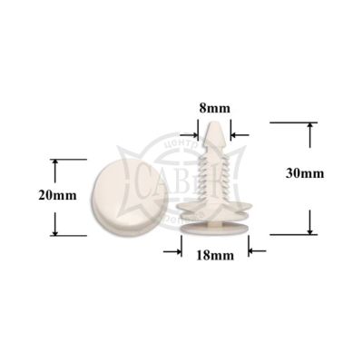 АК0025 Автокрепеж для Chevrolet, Chrysler, Daewoo, Ford, GM, Opel (1)