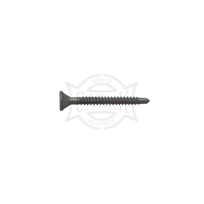 Саморез для влагостойкиз панелей SB 3,9x25 потай гол сверло покр русперт Harpoon (1)