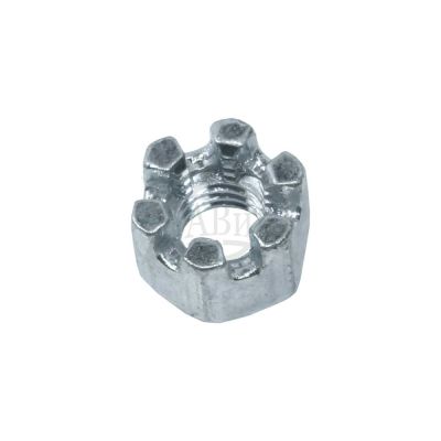 Гайка DIN 935 корончатая М 6х1 (1кг=724,6 шт)